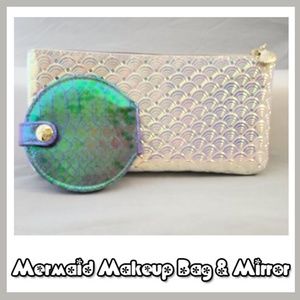 Handbags - 隆‍♀️Mermaid Makeup Bag & Mirror隆‍♀️